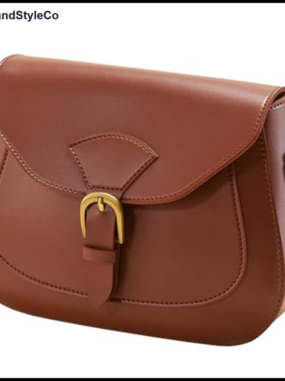 Vintage Crossbody Saddle Bag Vegan Leather Boho Retro Satchel Purse